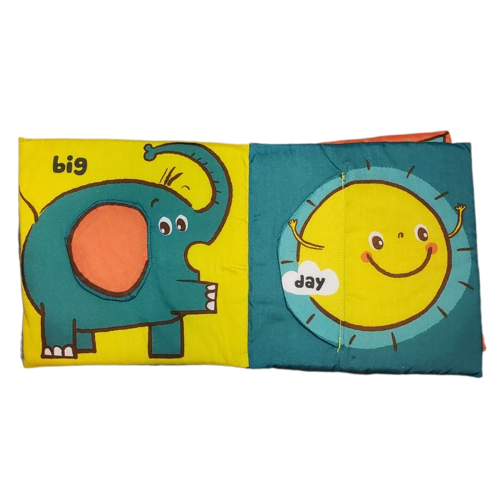 Melissa And Doug Soft Activity Baby Learning Book - Opposites